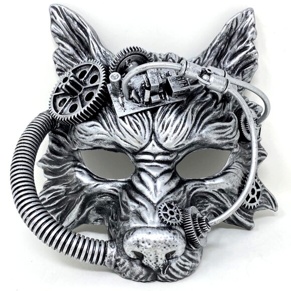 Wolf Steampunk Style Halloween Costume Mask Masquerade Party Ball Masks - Picture 2 of 4